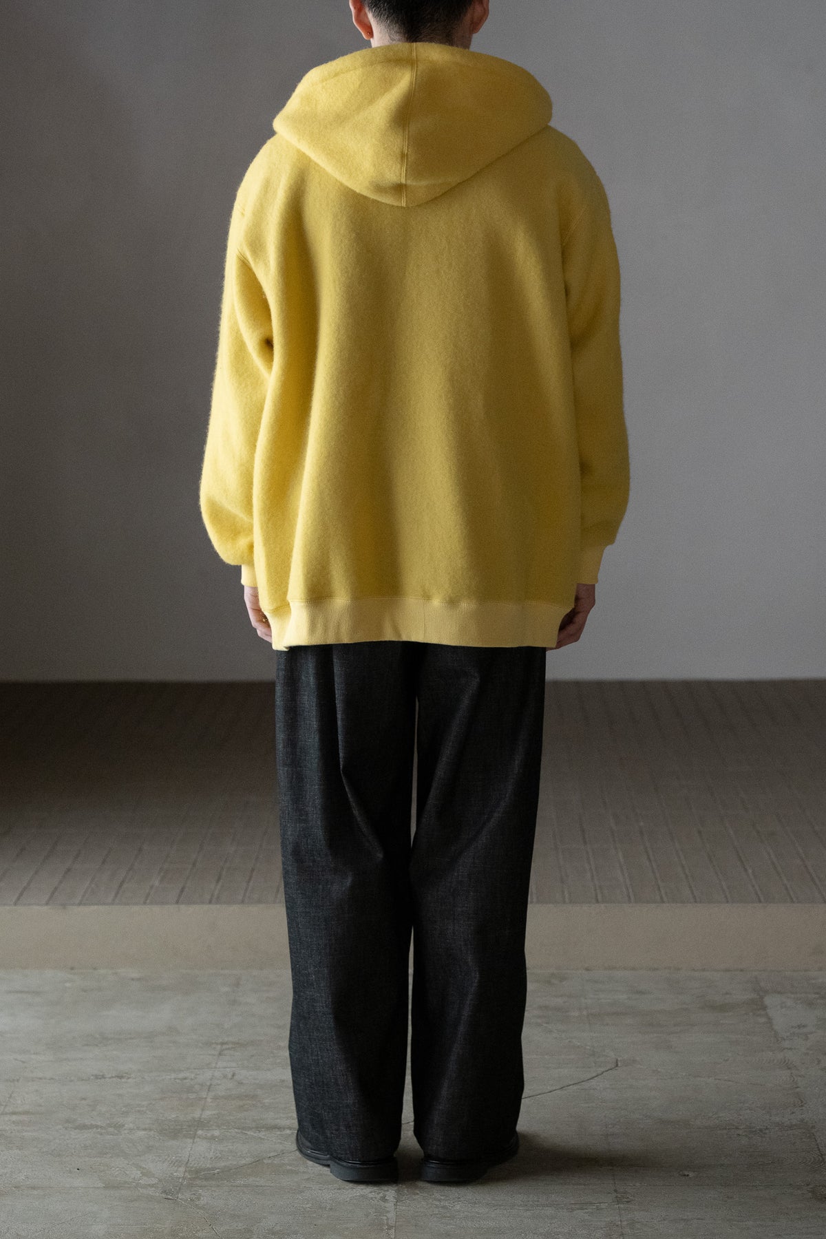 WHOWHAT / ex.WOOL×COTTON FOODIE -YELLOW