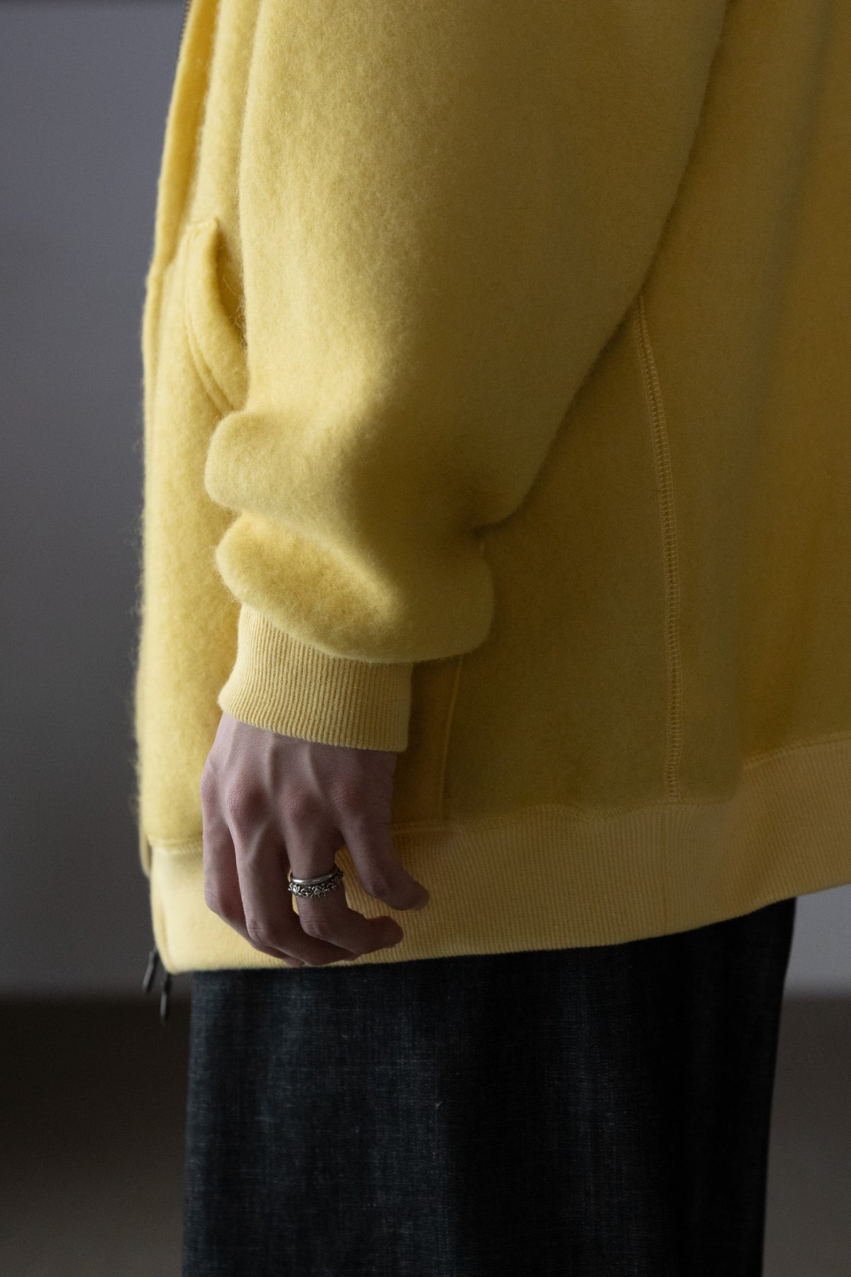 WHOWHAT / ex.WOOL×COTTON FOODIE -YELLOW