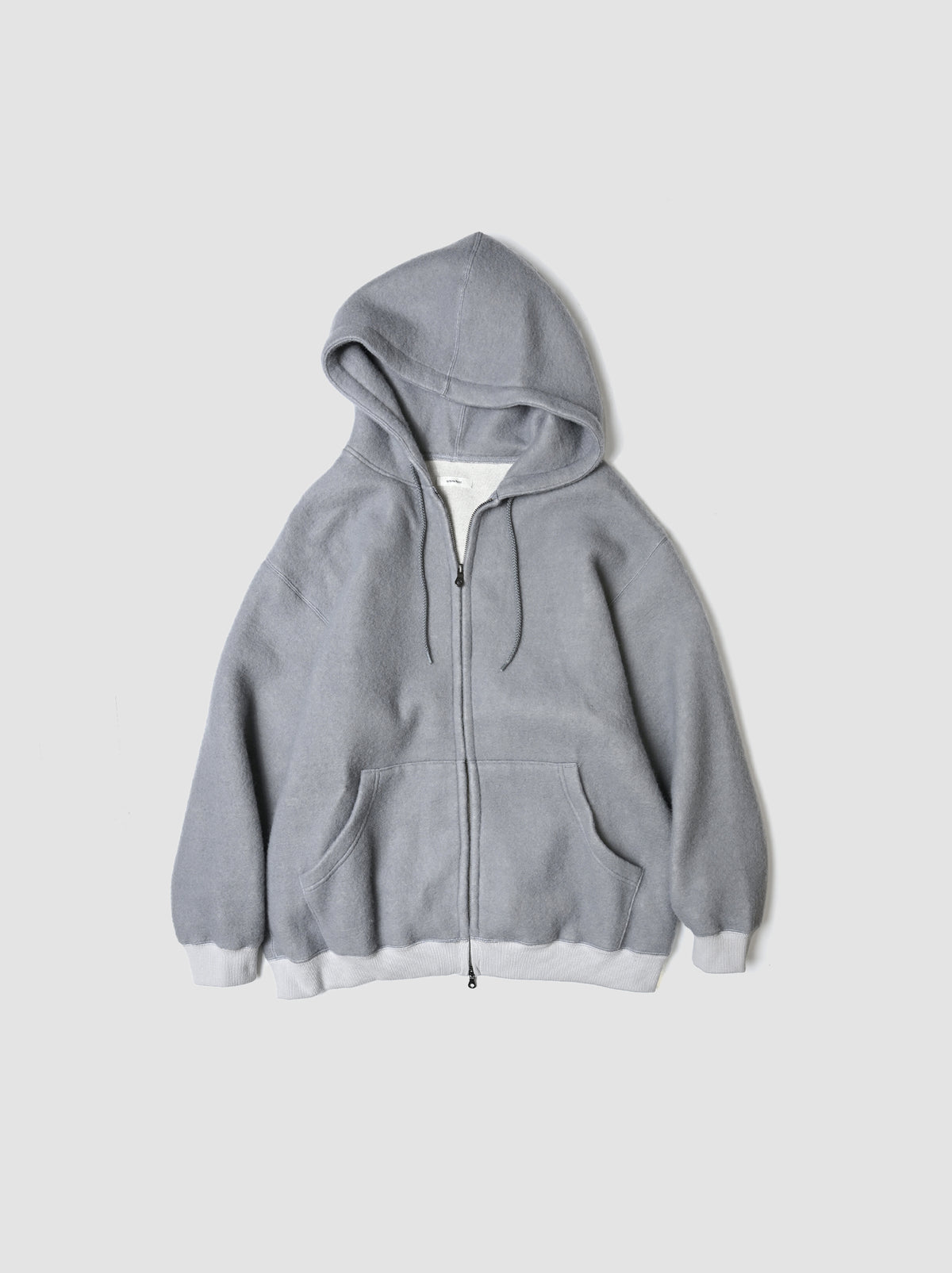 WHOWHAT / WOOL×COTTON FOODIE -GRAY