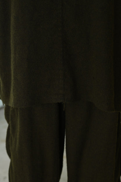 barbell object / flower fl coat -MOSS