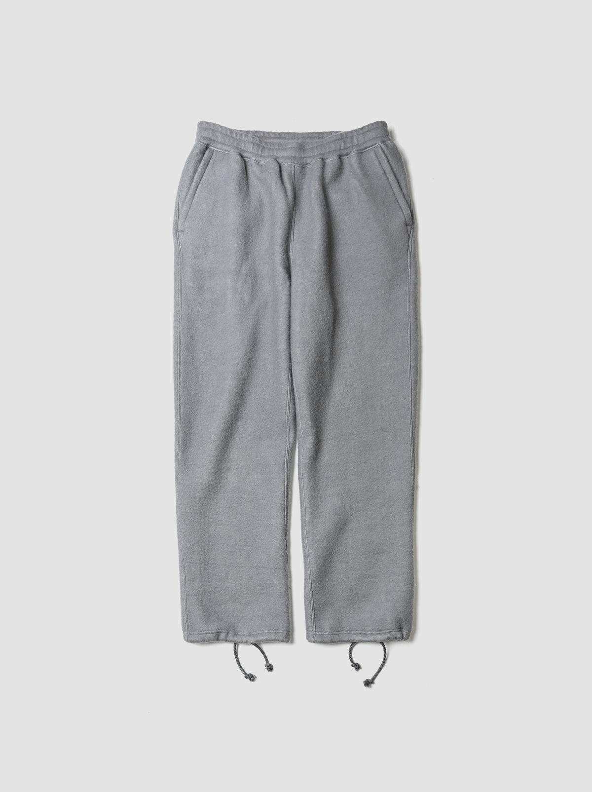 WHOWHAT / WOOL×COTTON SWEAT PANTS -GRAY