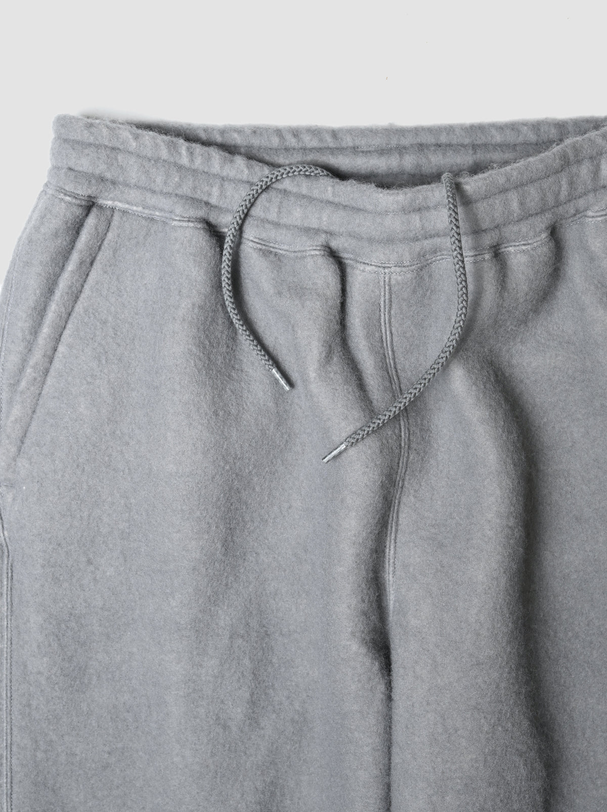 WHOWHAT / WOOL×COTTON SWEAT PANTS -GRAY