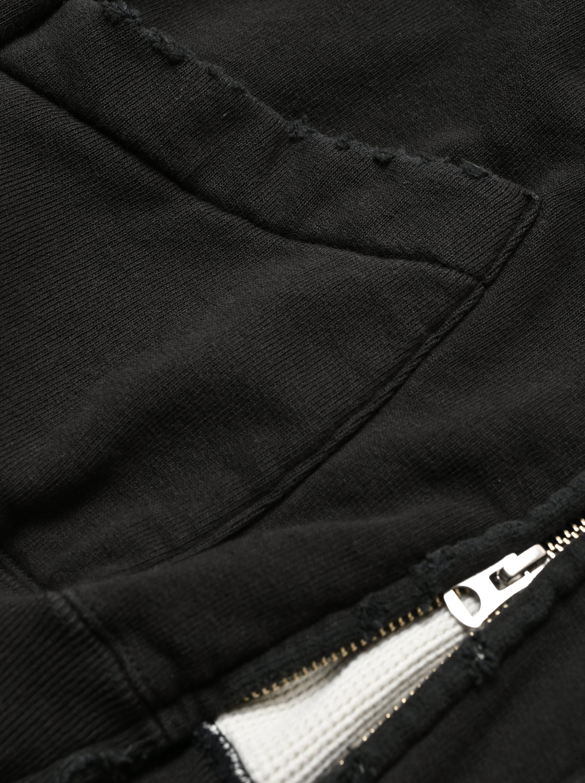 ANCELLM / ZIP UP HOODIE -BLACK
