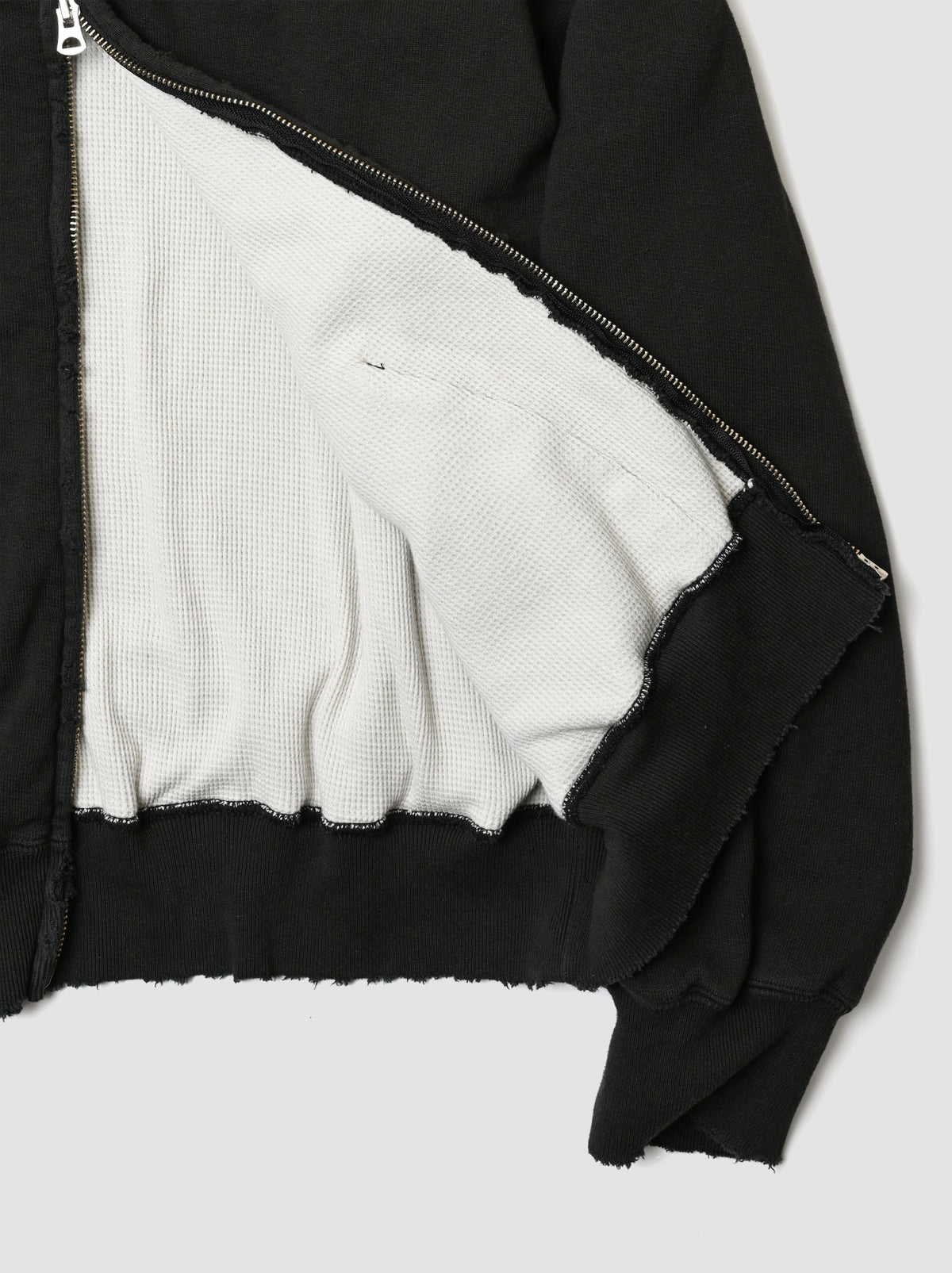 ANCELLM / ZIP UP HOODIE -BLACK