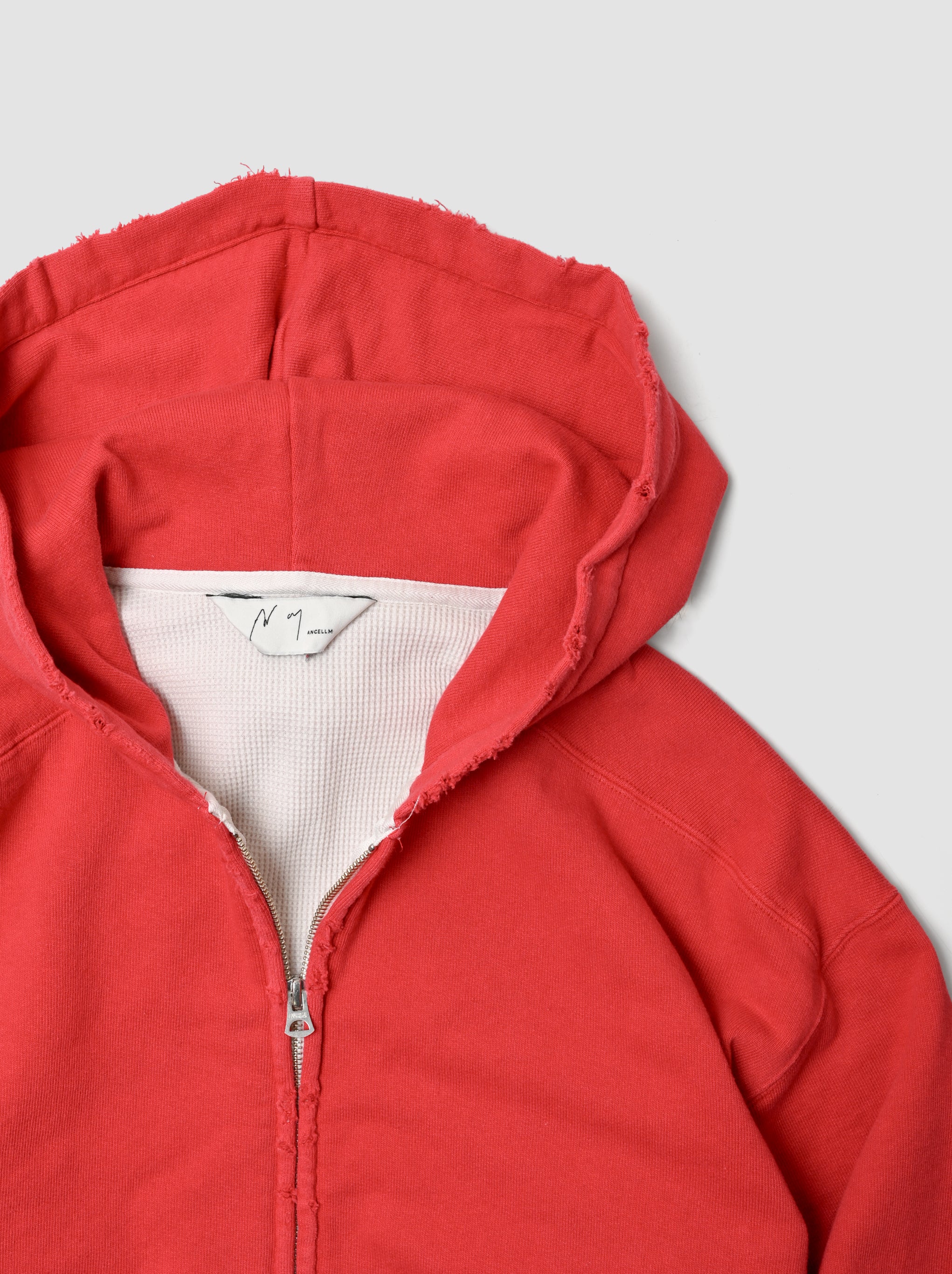ANCELLM / ZIP UP HOODIE -RED