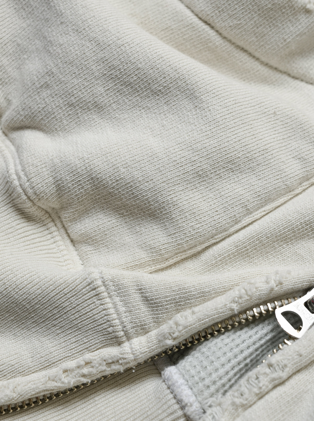ANCELLM / ZIP UP HOODIE -G.WHITE