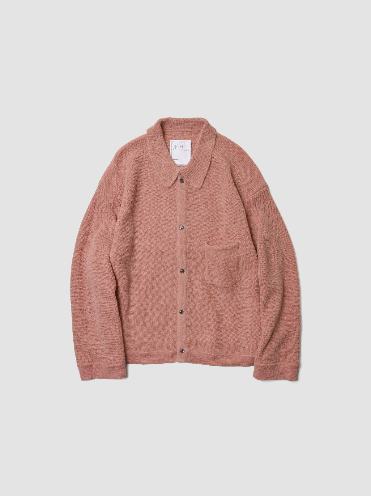 ANCELLM / KNIT SHIRT -PINK