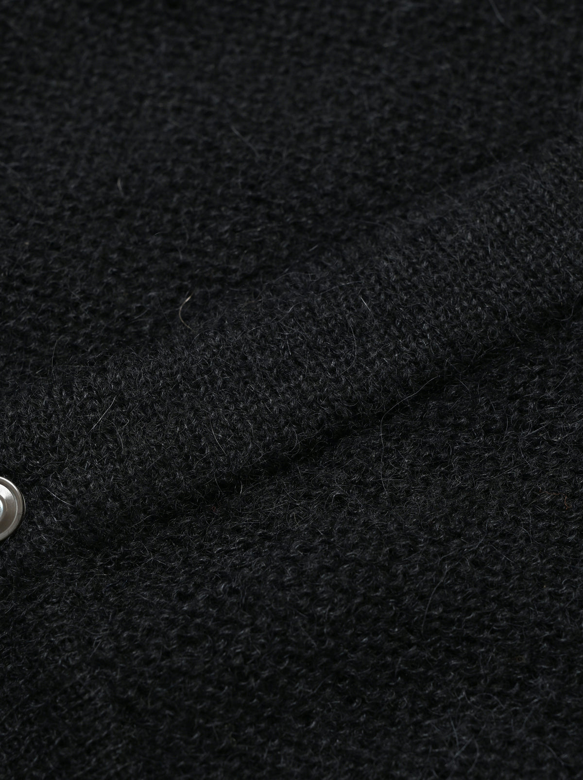 ANCELLM / KNIT SHIRT -BLACK