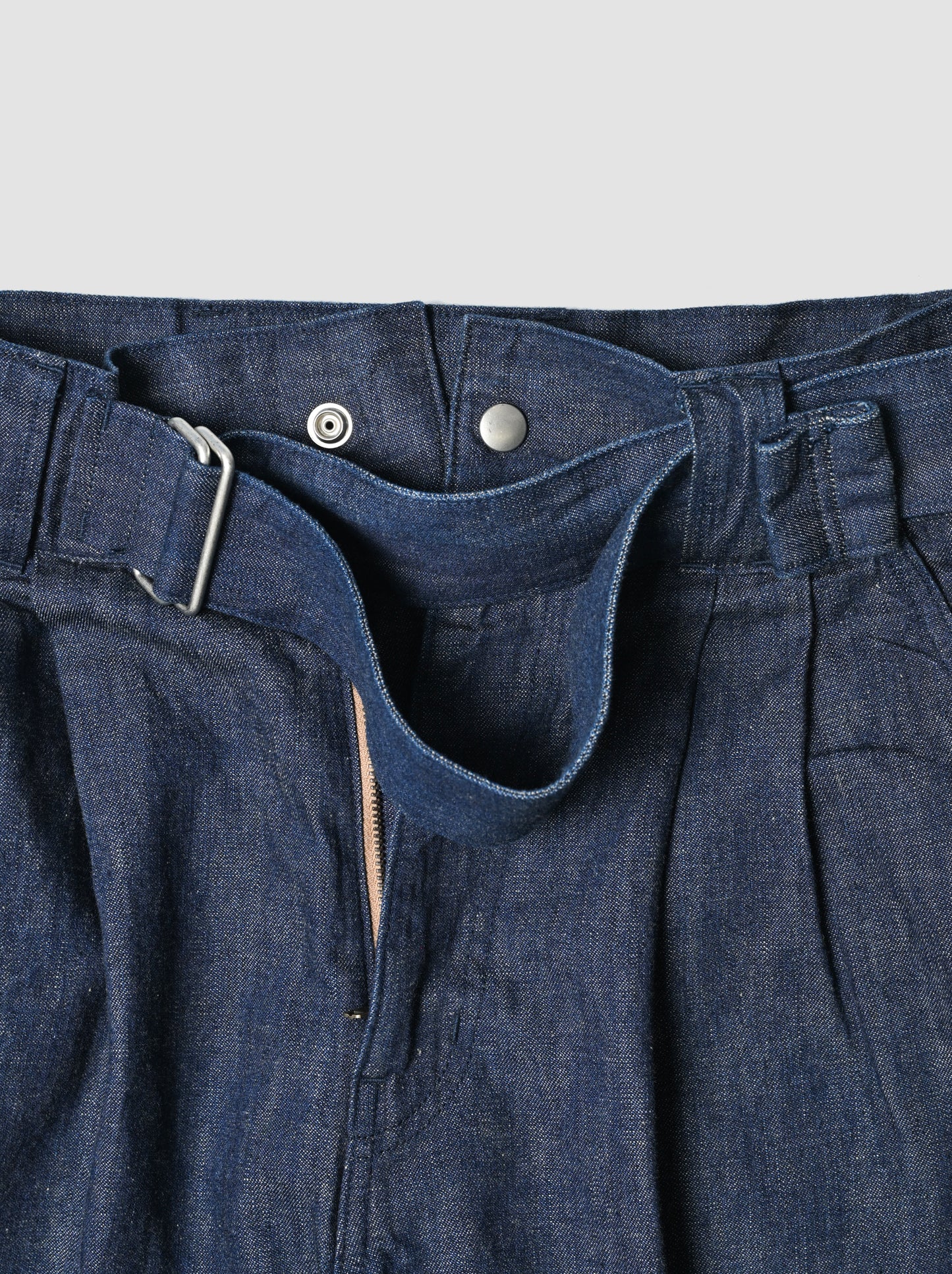 barbell object / denim pt -INDIGO