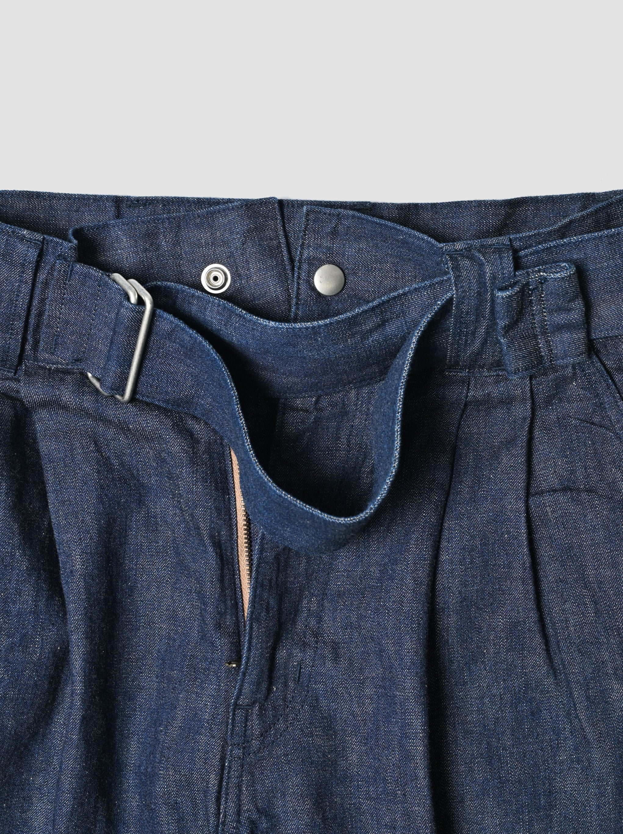 barbell object / denim pt -INDIGO