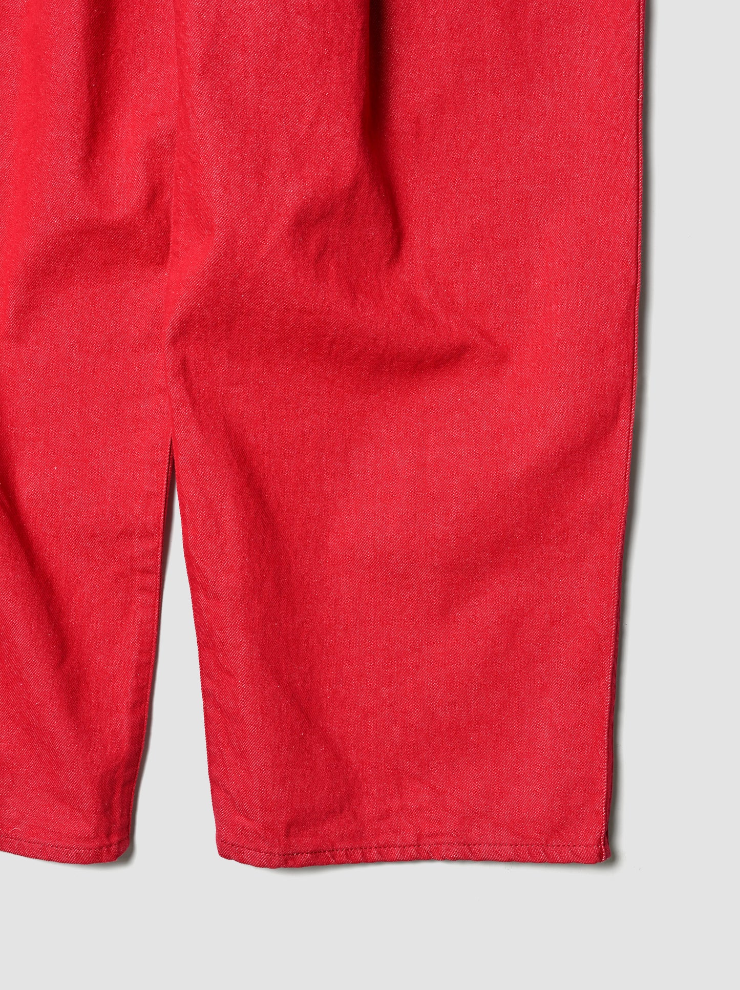 barbell object / denim pt -RED