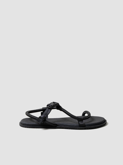 AM / String Sandals -BLACK