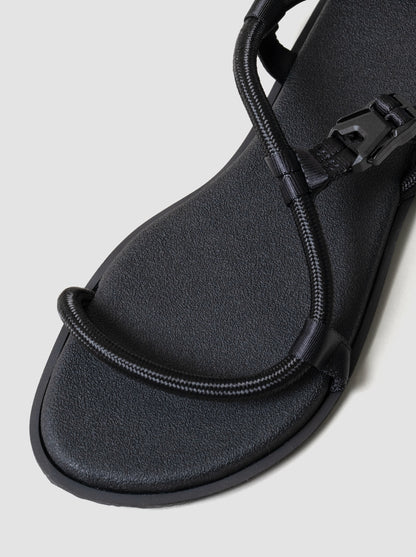 AM / String Sandals -BLACK