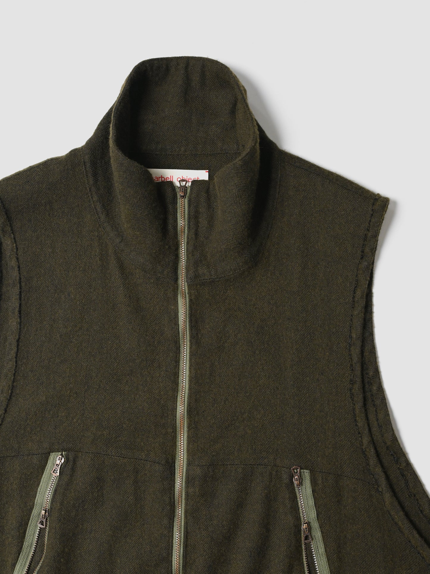 barbell object / flower vest -MOSS