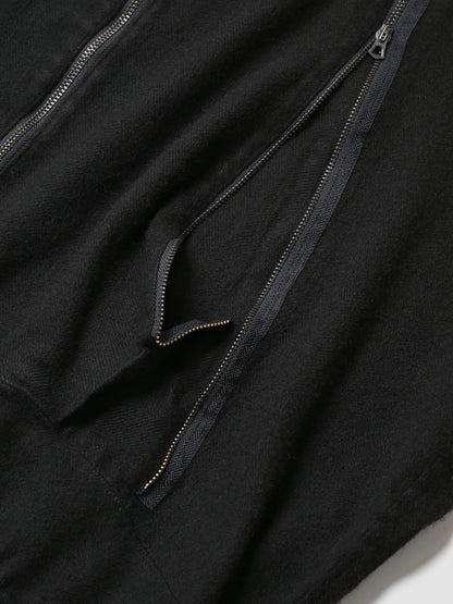 barbell object / flower vest -BLACK