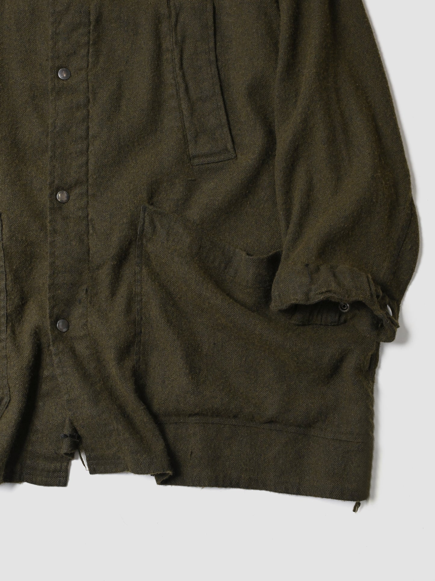 barbell object / flower fl coat -MOSS