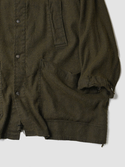 barbell object / flower fl coat -MOSS