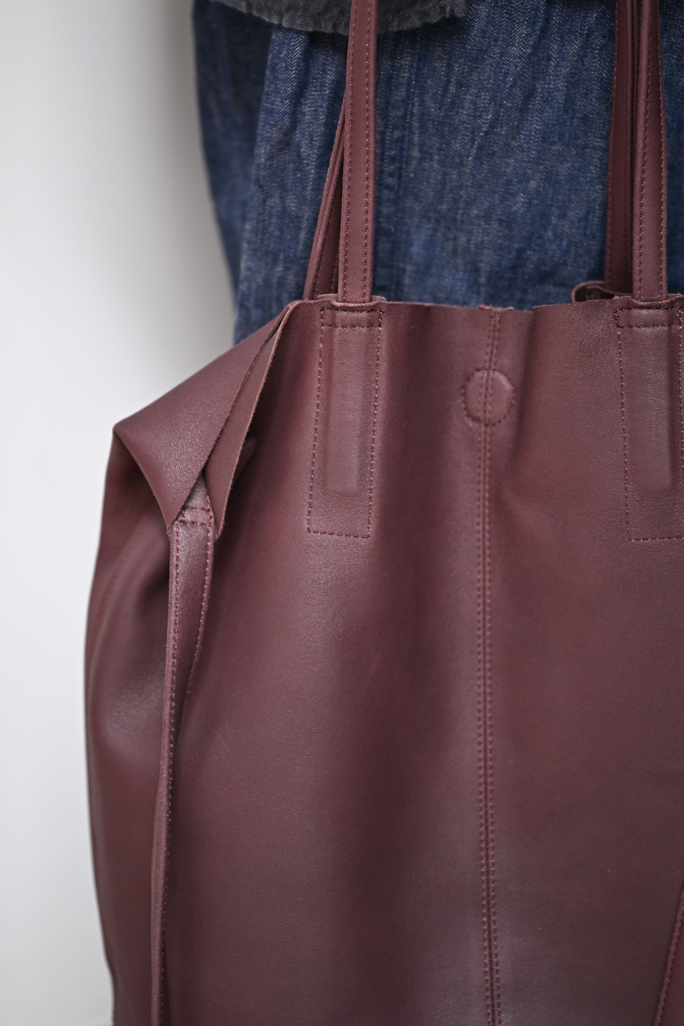 Morphée / 3WAY MEDIUM TOTE Size M -BURGUNDY – and father