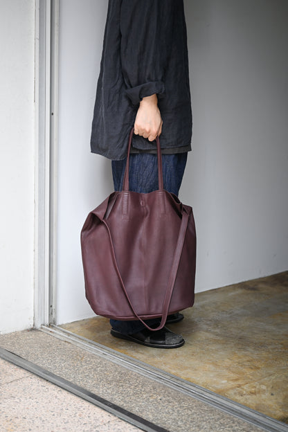 Morphée / 3WAY LARGE TOTE Size L -BURGUNDY