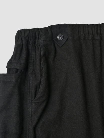 barbell object / flower sl pt -BLACK