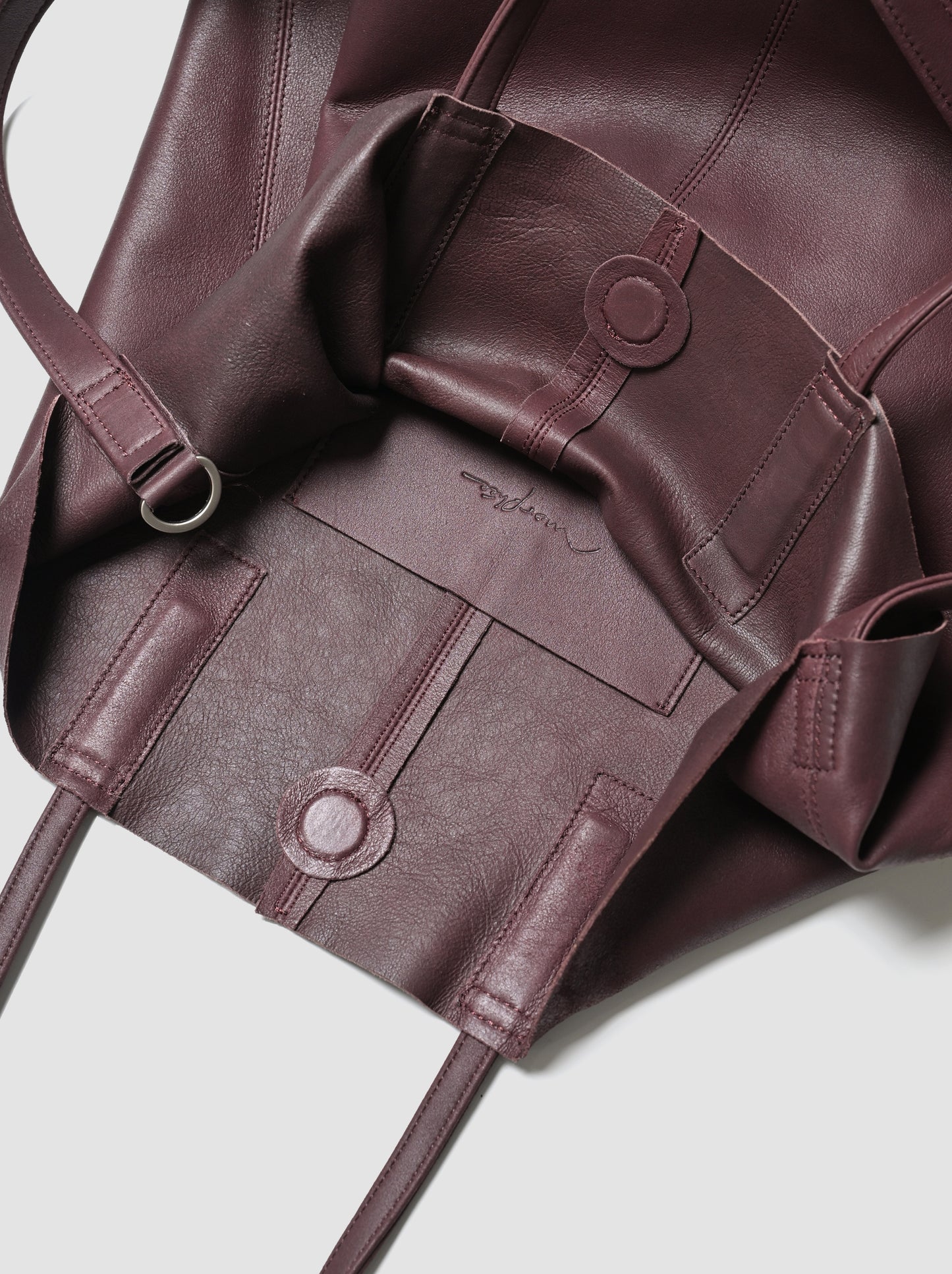 Morphée / 3WAY LARGE TOTE Size L -BURGUNDY