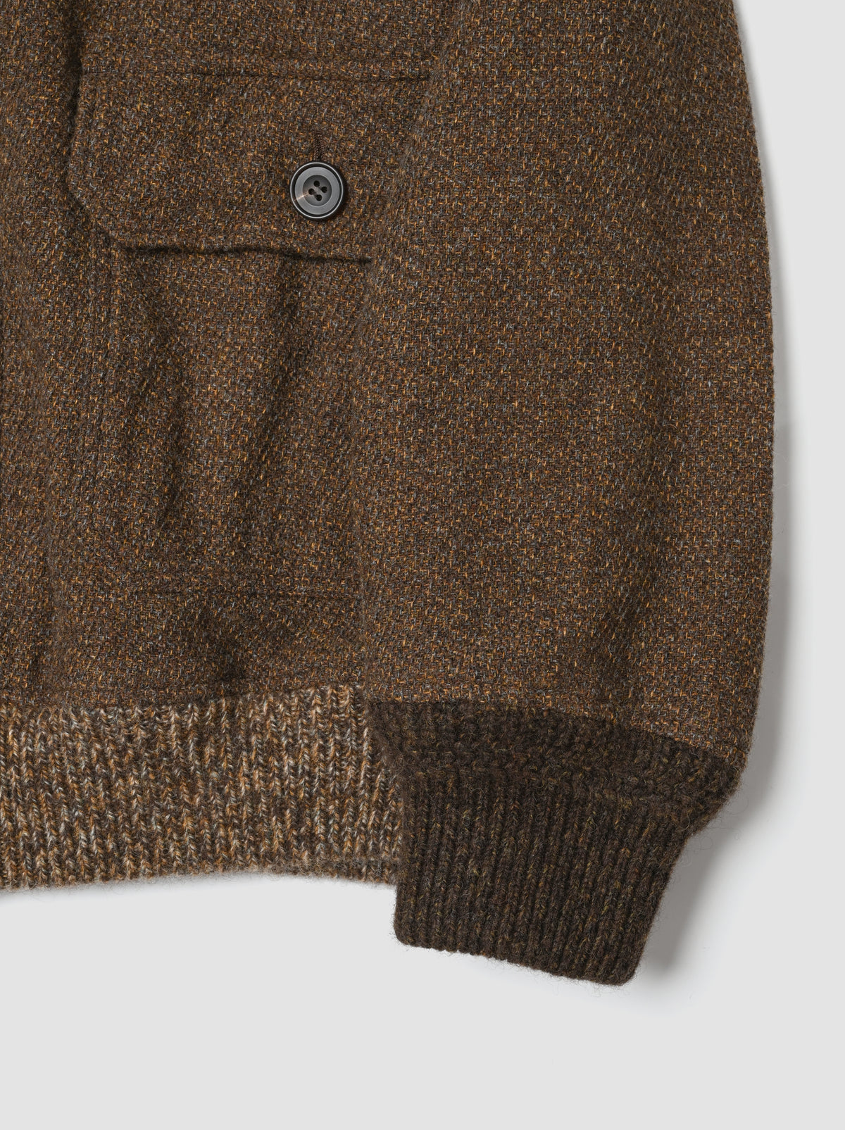 Slopeslow / C.C.C. Tweed Jacket -BROWN