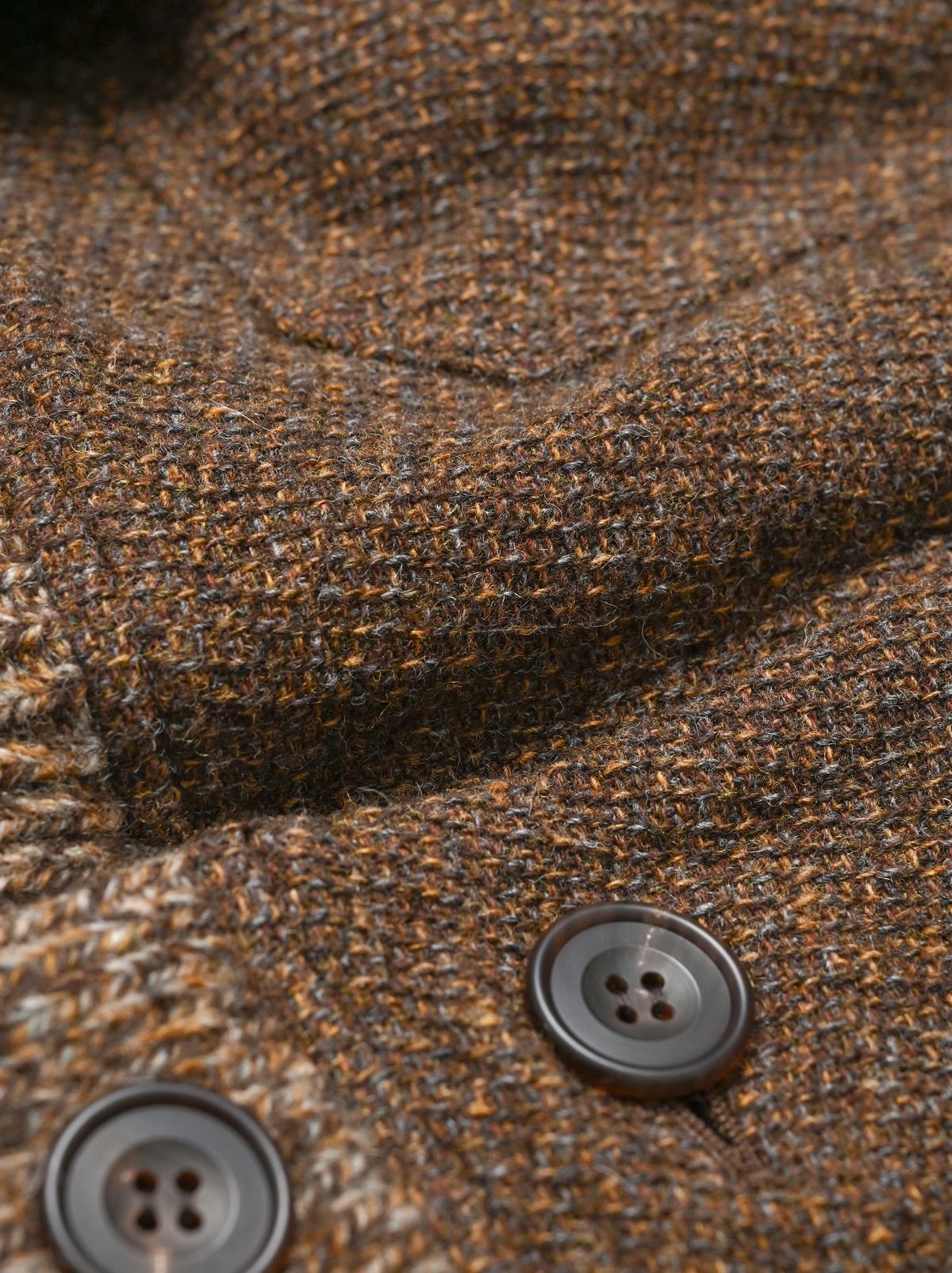 Slopeslow / C.C.C. Tweed Jacket -BROWN