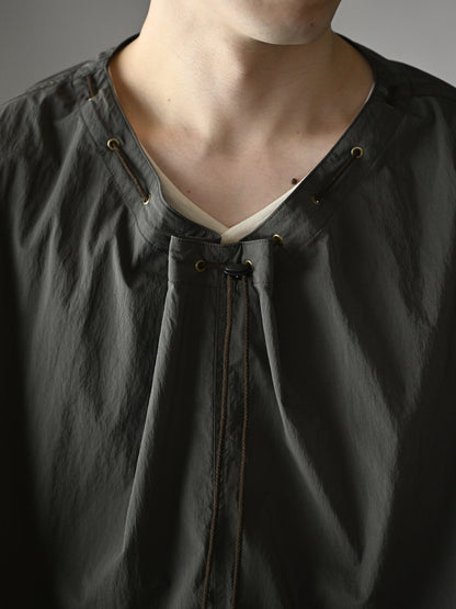 barbell object / smock ts -KHAKI