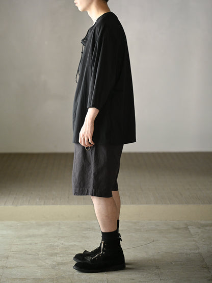 barbell object / smock ts -BLACK