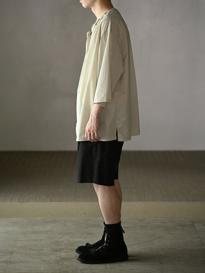 barbell object / smock ts -BEIGE