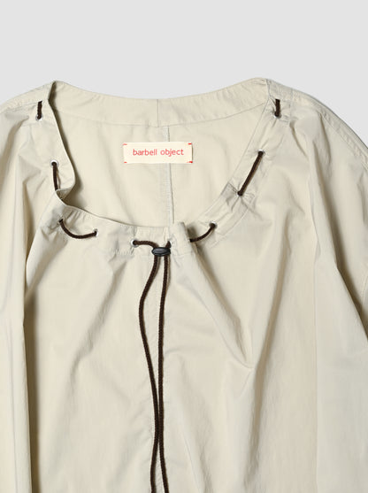 barbell object / smock ts -BEIGE