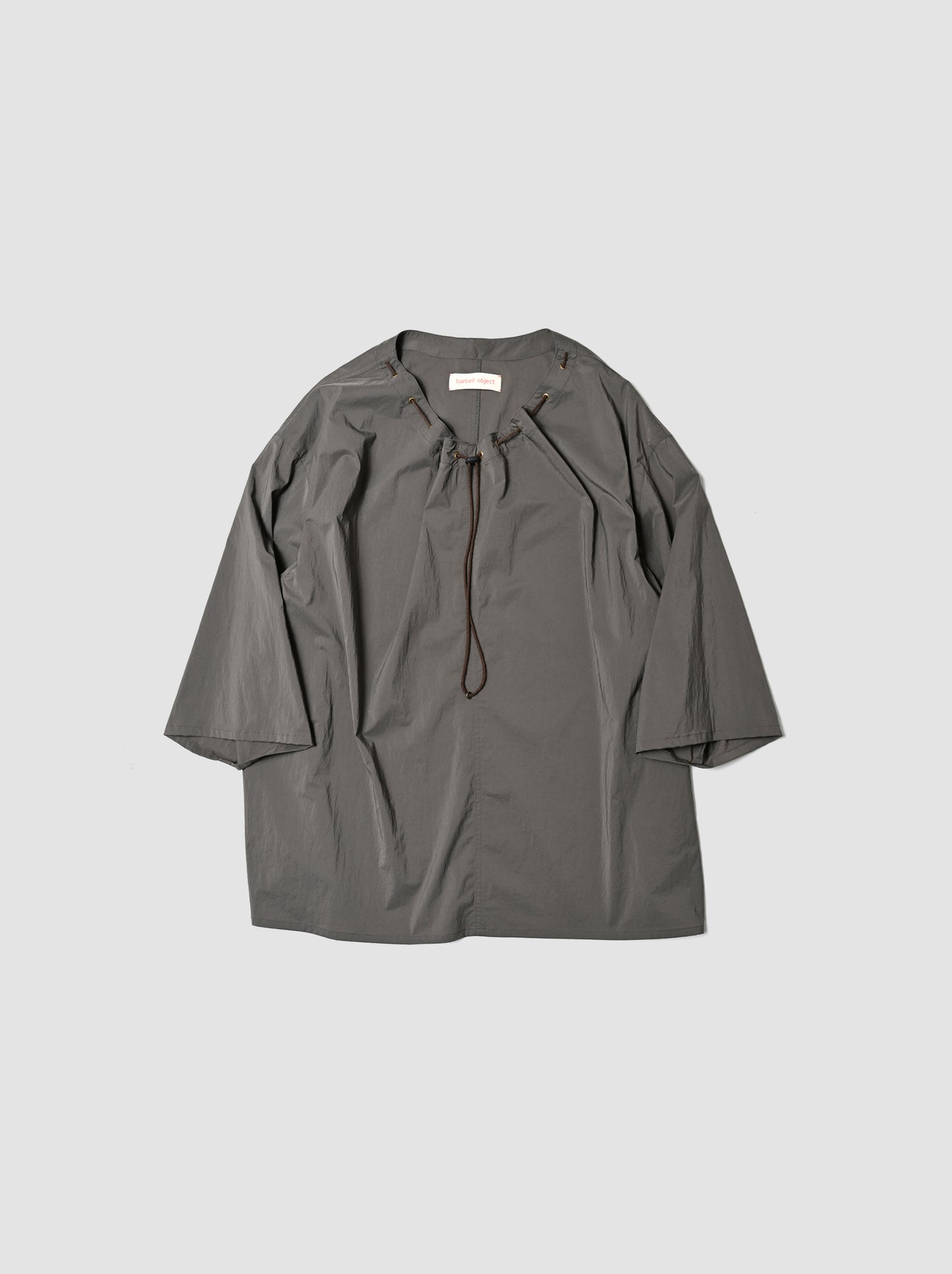 barbell object / smock ts -KHAKI