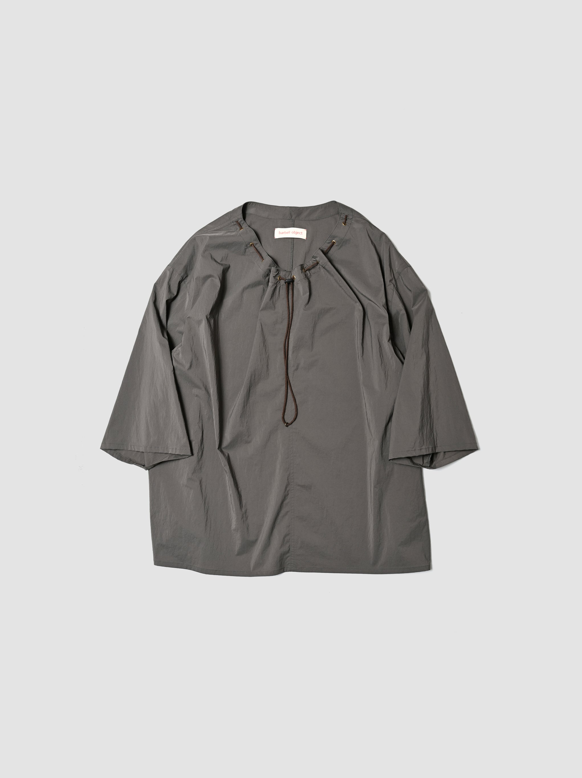 barbell object / smock ts -KHAKI