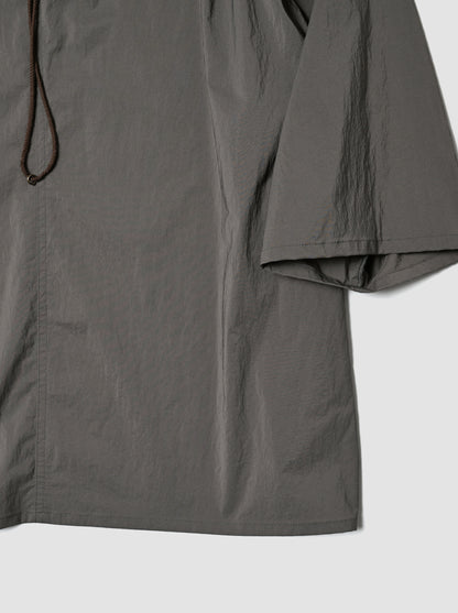 barbell object / smock ts -KHAKI