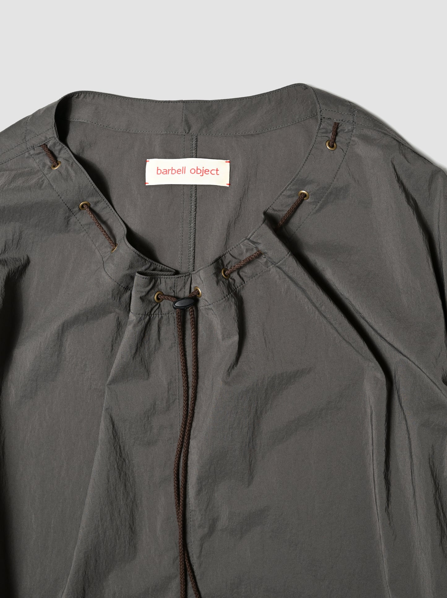barbell object / smock ts -KHAKI