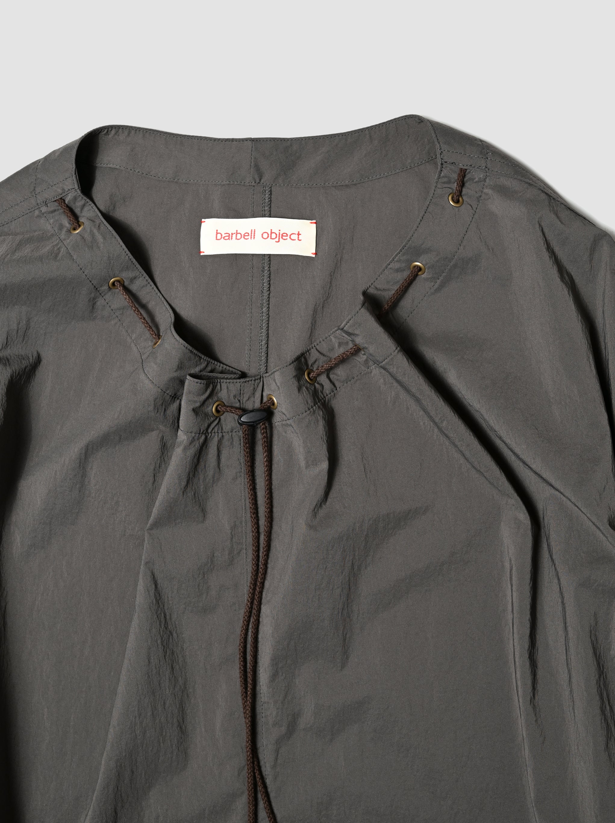 barbell object / smock ts -KHAKI