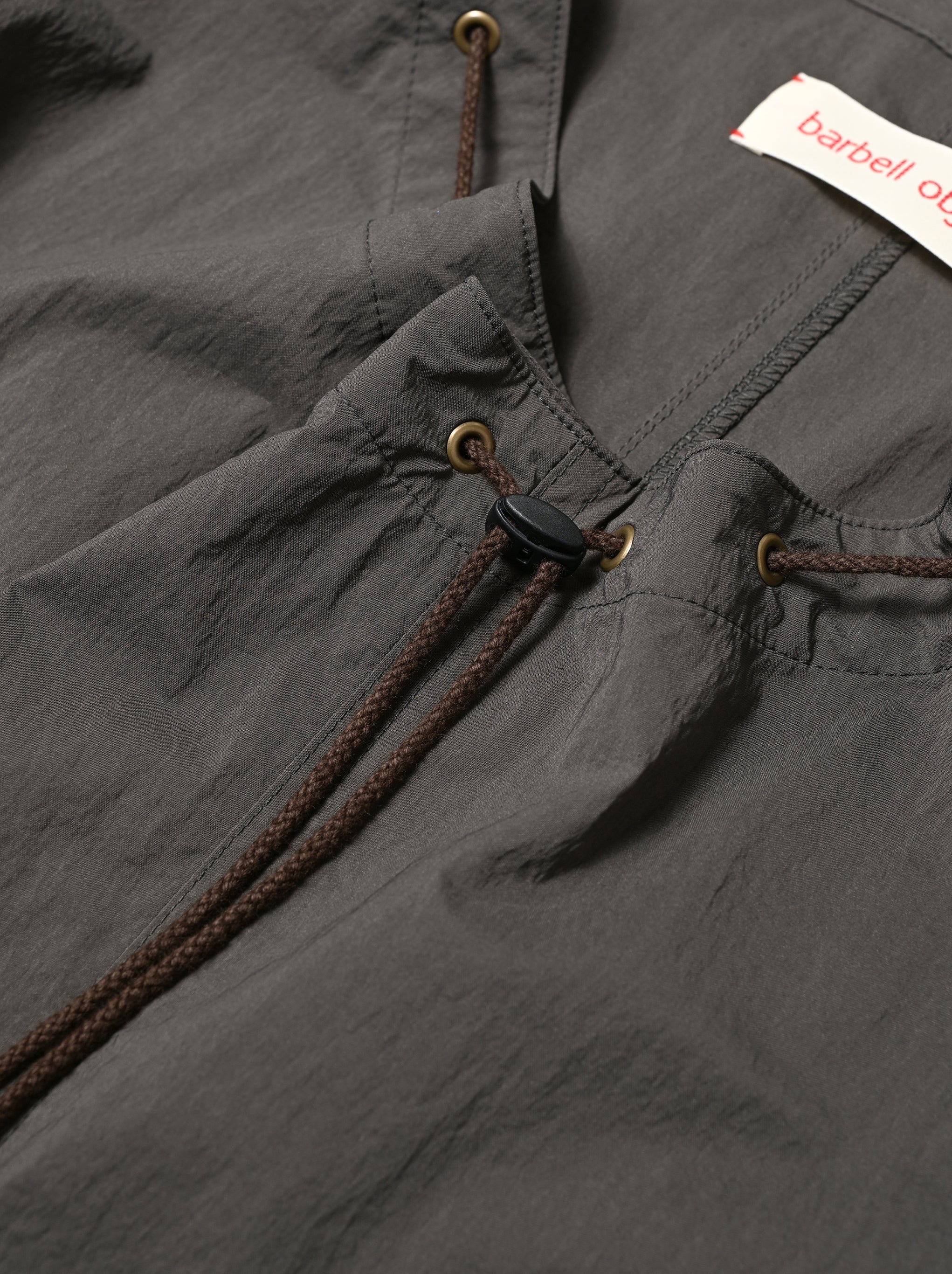 barbell object / smock ts -KHAKI