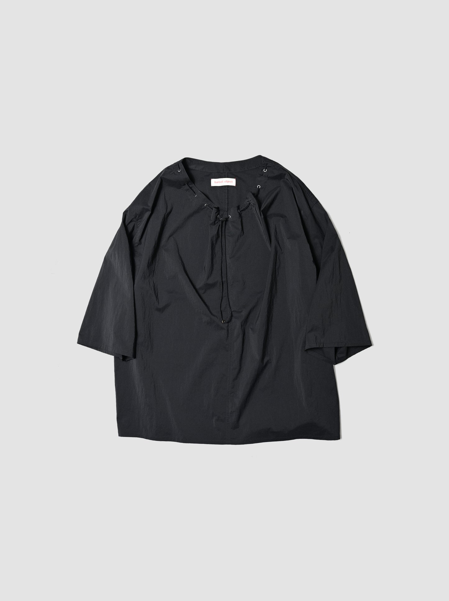barbell object / smock ts -BLACK