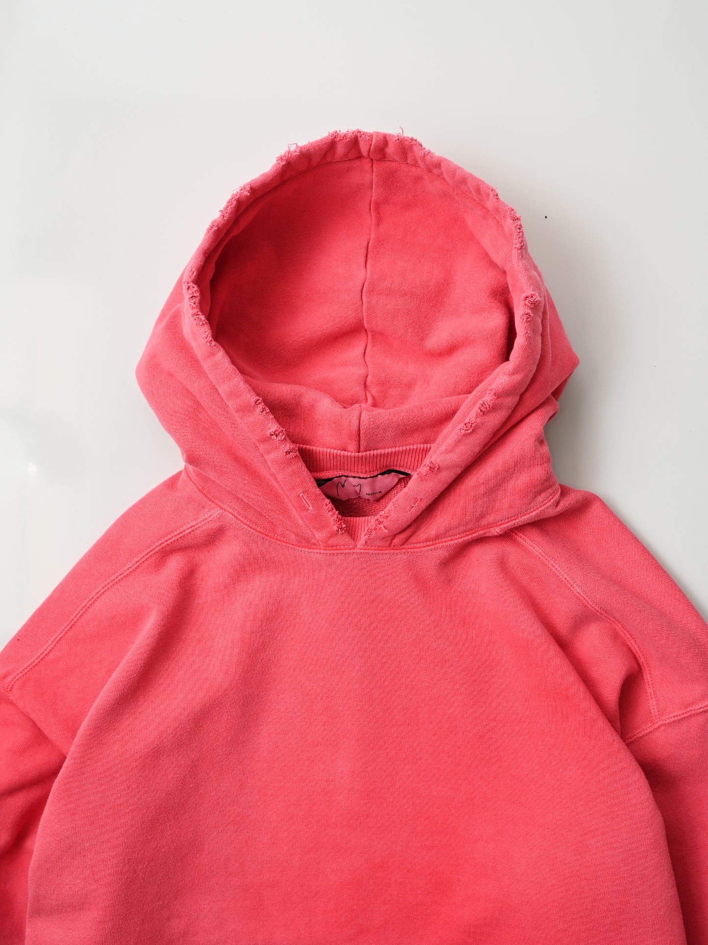 ANCELLM / DAMAGE HOODIE -RED