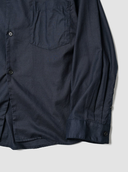 ANCELLM / C/S TAILORED SHIRT -NAVY