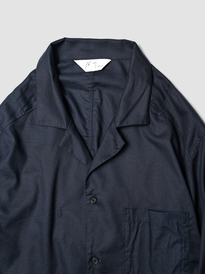 ANCELLM / C/S TAILORED SHIRT -NAVY