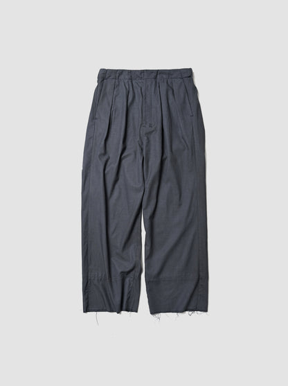 ANCELLM / L/C TUCK EASY PANTS -NAVY