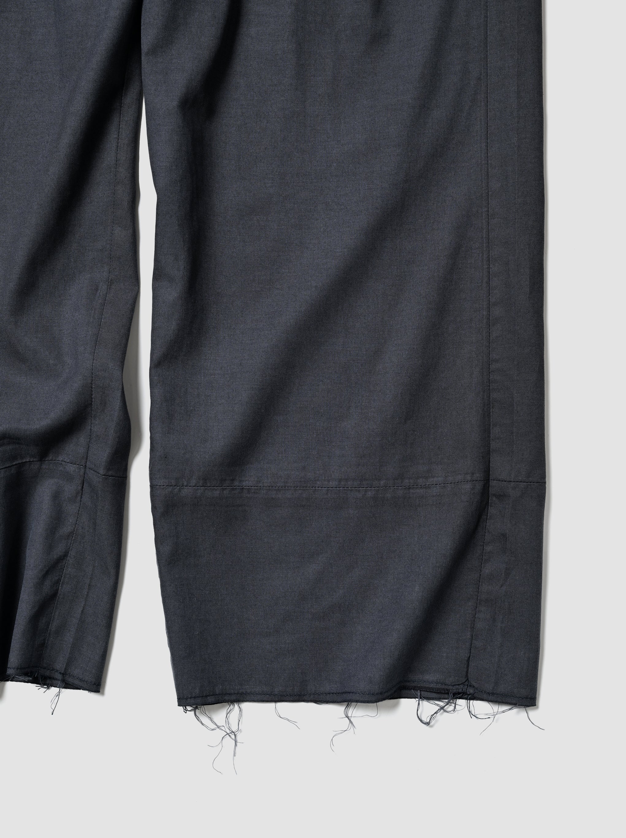 ANCELLM / L/C TUCK EASY PANTS -NAVY – and father