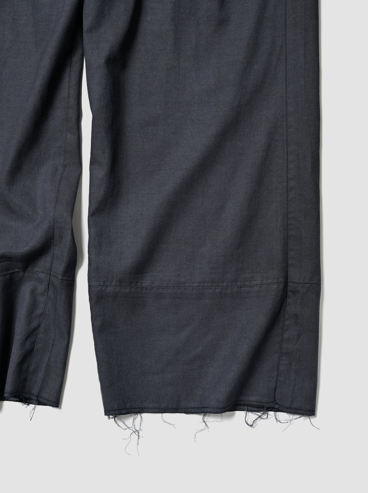 ANCELLM / L/C TUCK EASY PANTS -NAVY