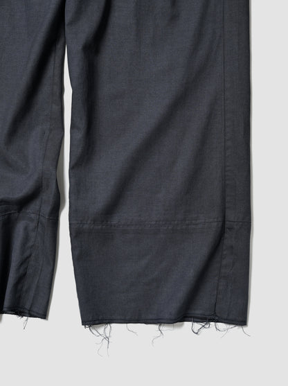 ANCELLM / L/C TUCK EASY PANTS -NAVY