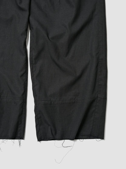 ANCELLM / L/C TUCK EASY PANTS -BLACK