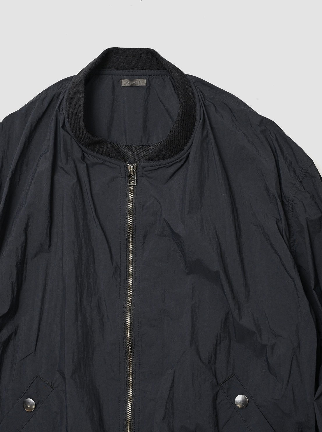 Antwort / NYLON FLIGHT JACKET -BLACK
