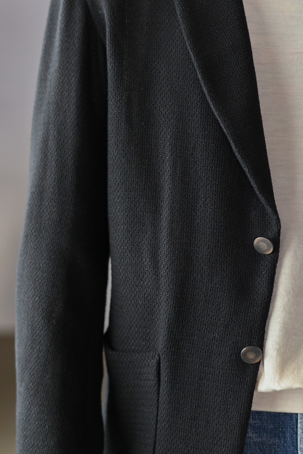 m's braque / S2B SHAWL JACKET -BLACK – and father