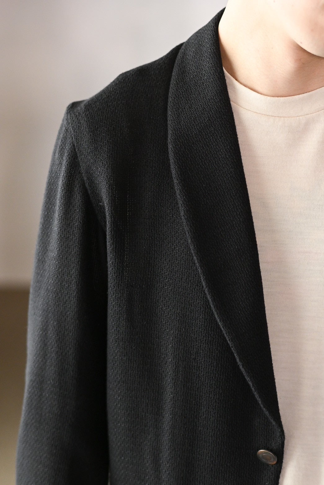 m's braque / S2B SHAWL JACKET -BLACK