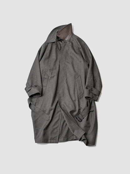 ANTOS. / exclusive / THE BESPOKE LEATHER DETAIL - CAVALRY TWILL COAT